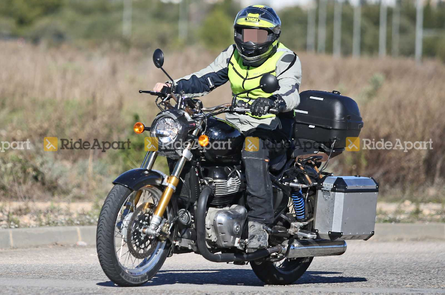 Upcoming RE 650cc cruiser spied testing in new guise