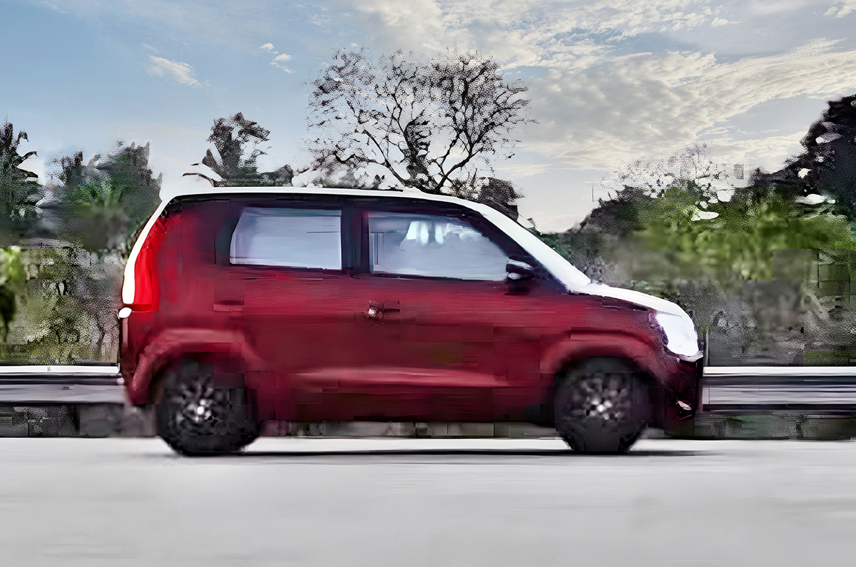 2022 Maruti Suzuki WagonR spied 