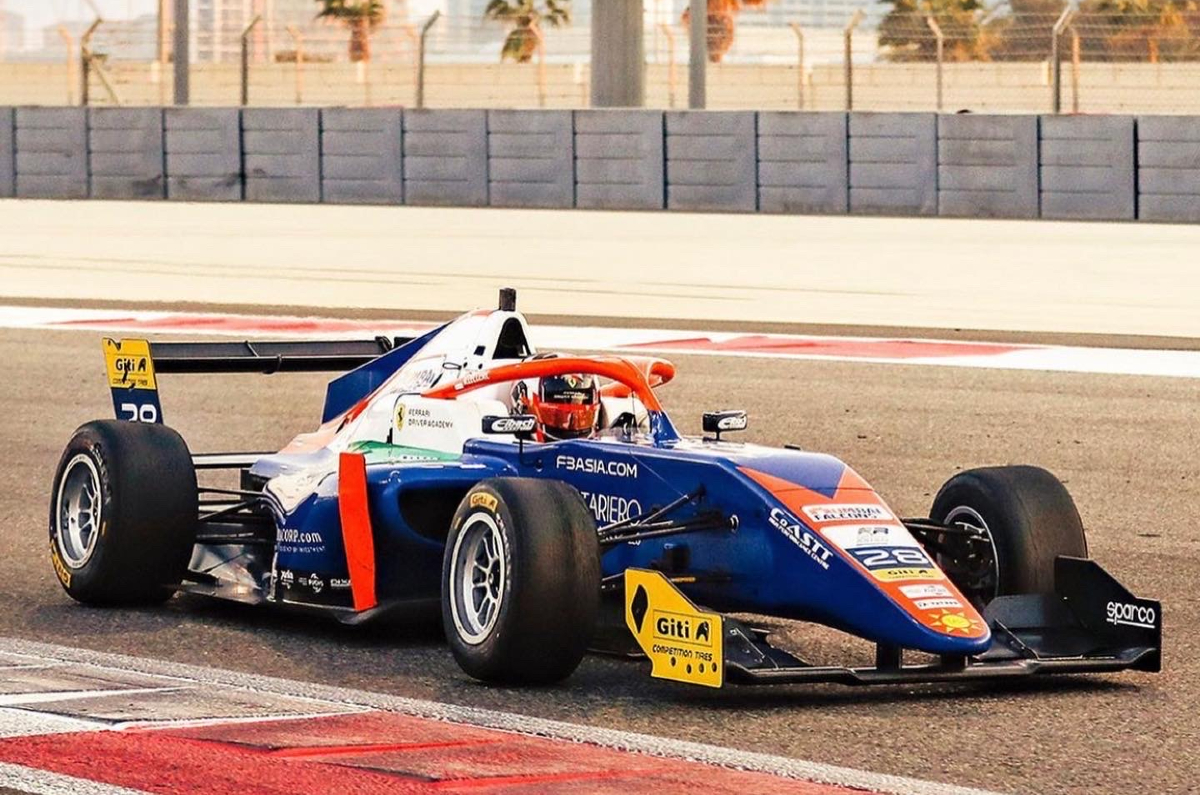 Mumbai Falcons driver Arthur Leclerc 2022 Formula Regional Asian Championship