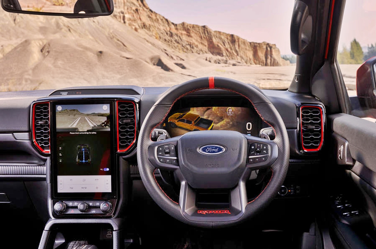 2022 Ford Ranger Raptor interior