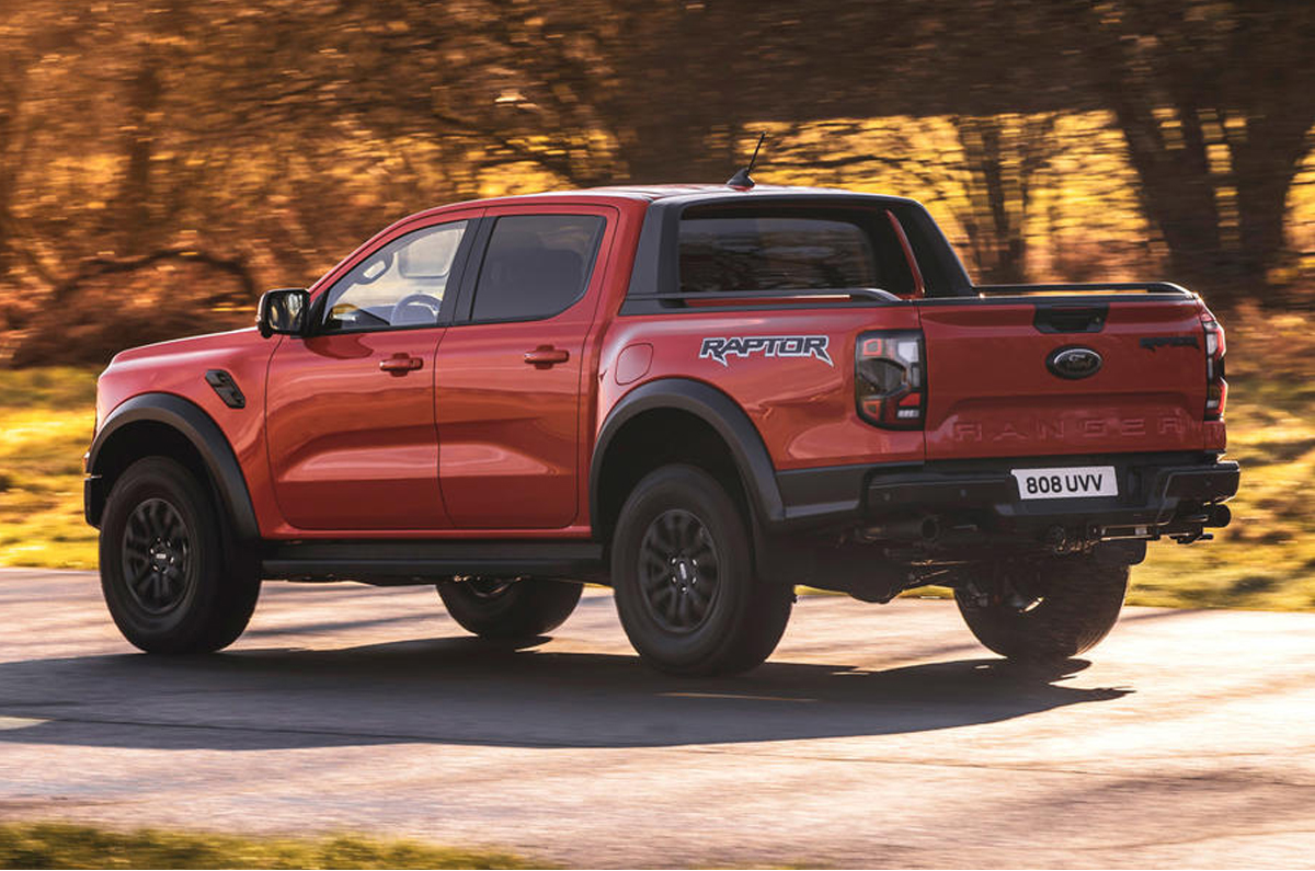 2022 Ford Ranger Raptor rear quarter