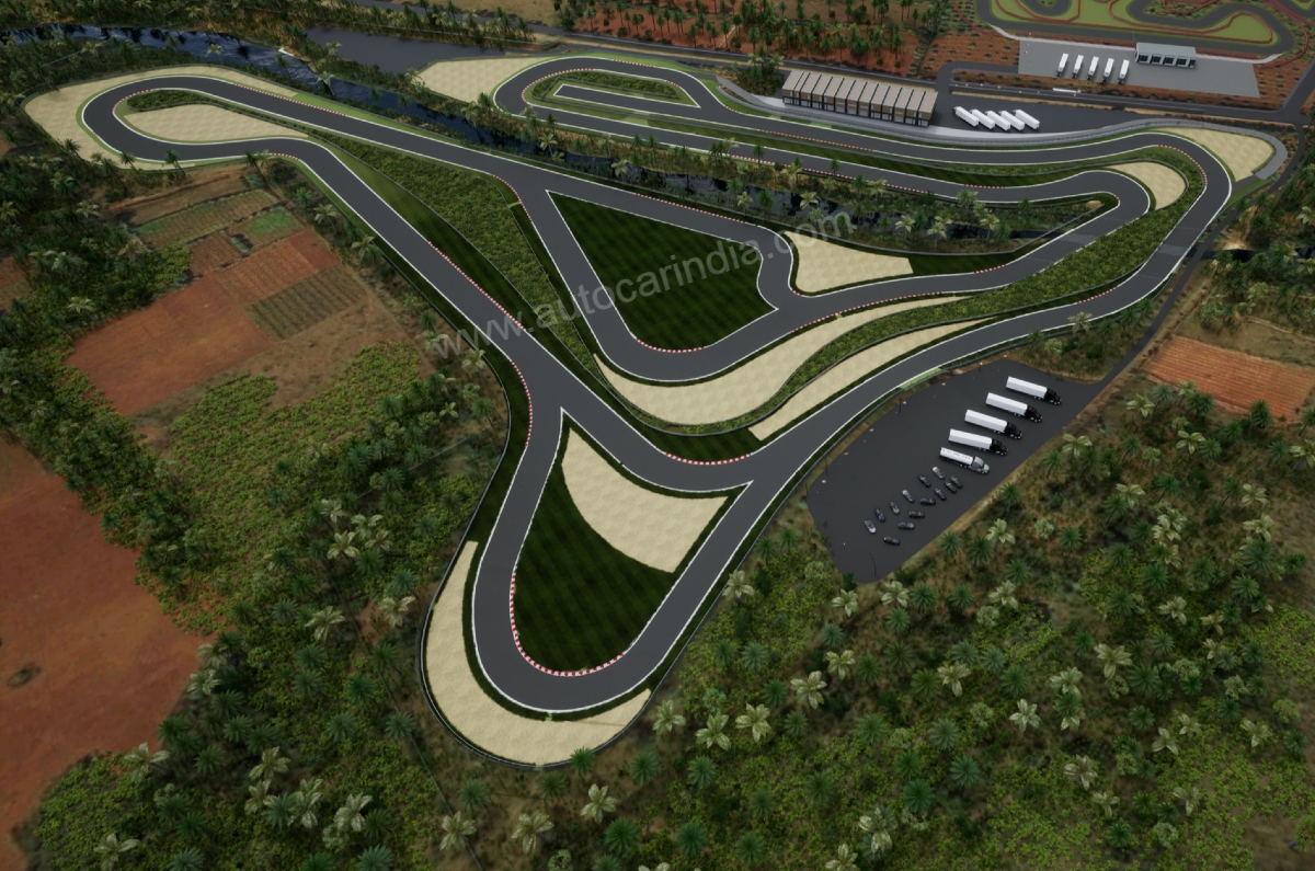 Layout of the Valley Speedway near Bengaluru