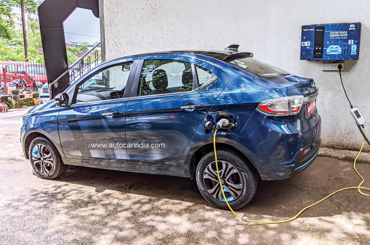 Tata Tigor EV charging image