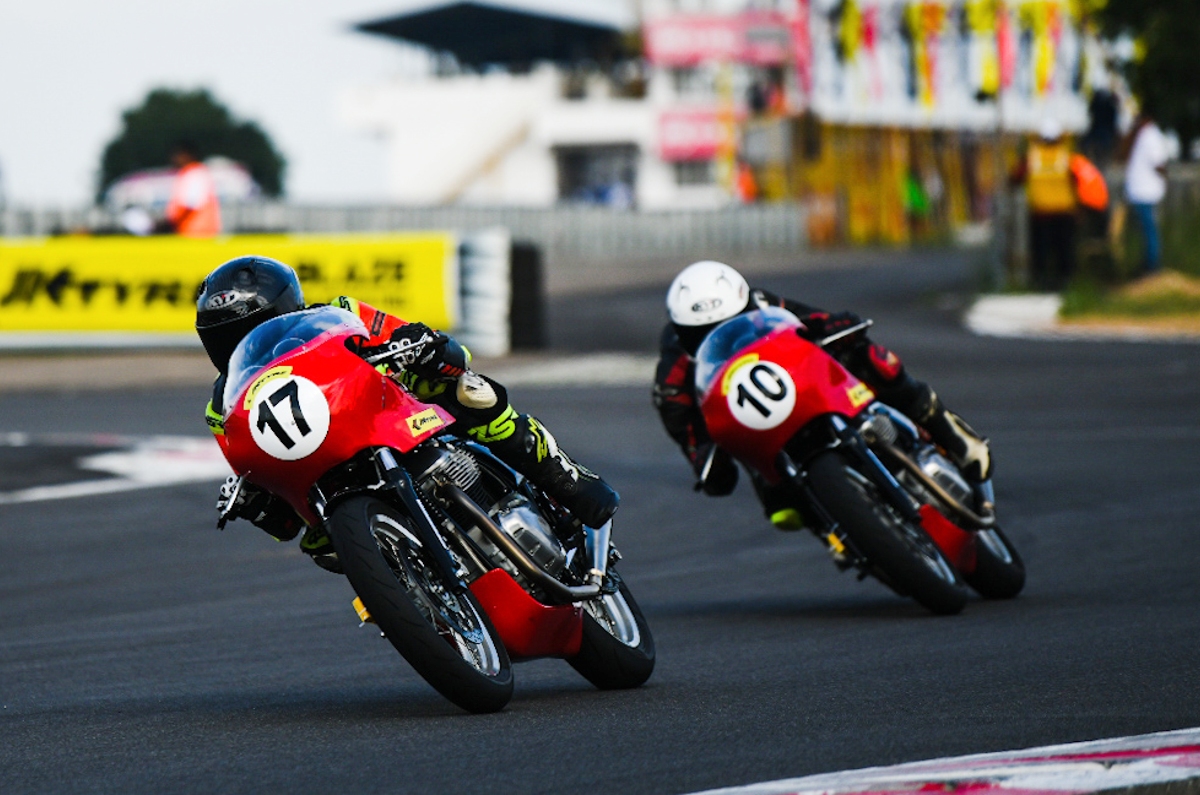 2021 JK NRC Royal Enfield GT Cup winner Anish D Shetty