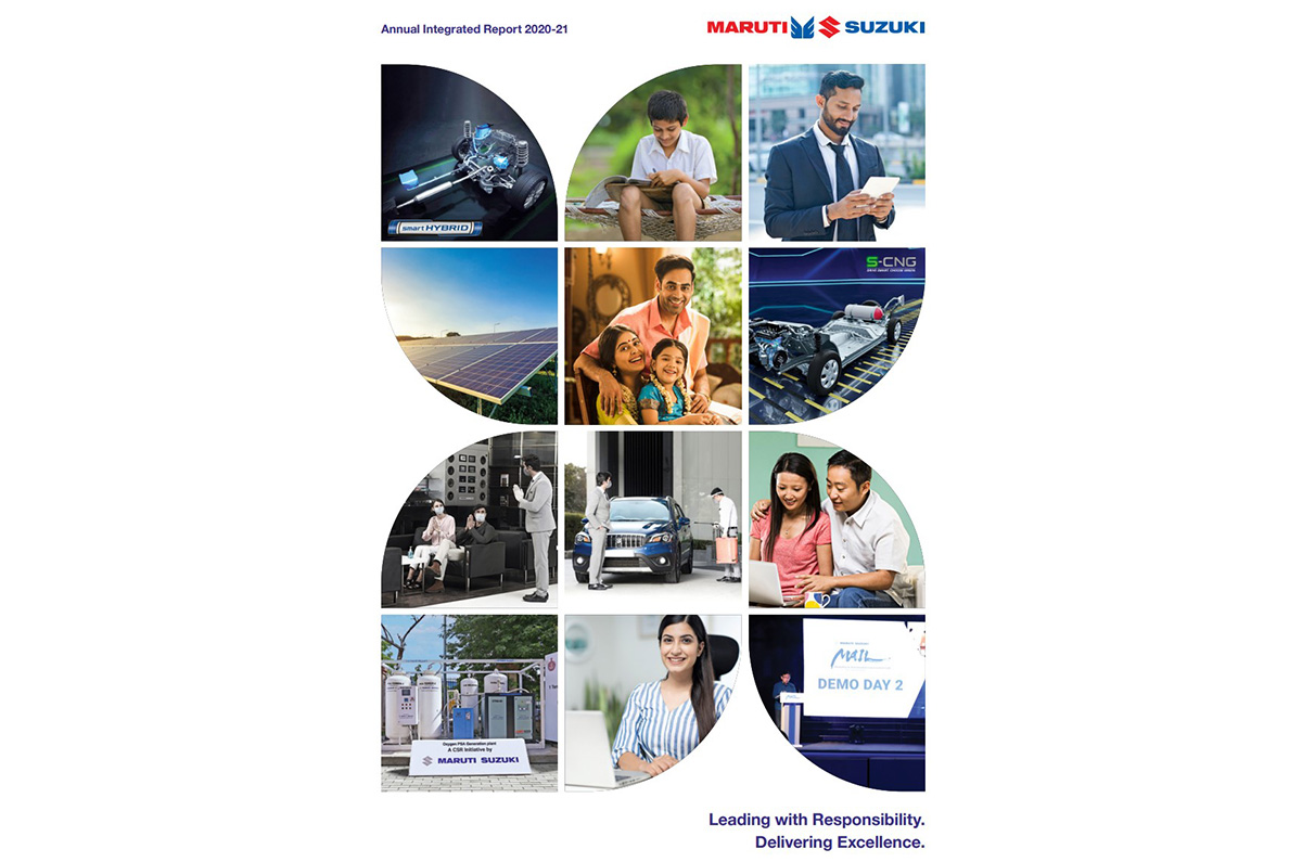 Maruti Suzuki Annual Integrated Report cover