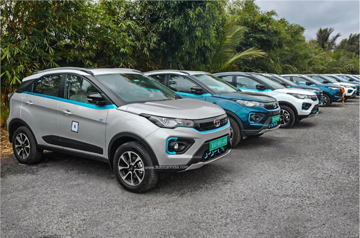 Tata Nexon EV front quarter 