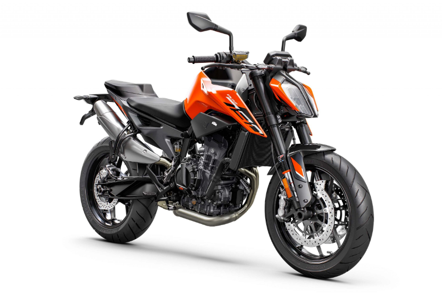 The KTM 790 Duke returns for the 2022 model year.