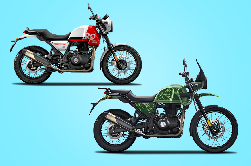 Royal Enfield Scram 411 vs Royal Enfield Himalayan