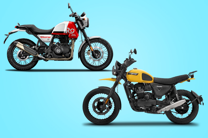 Royal Enfield Scram 411 vs Yezdi Scrambler