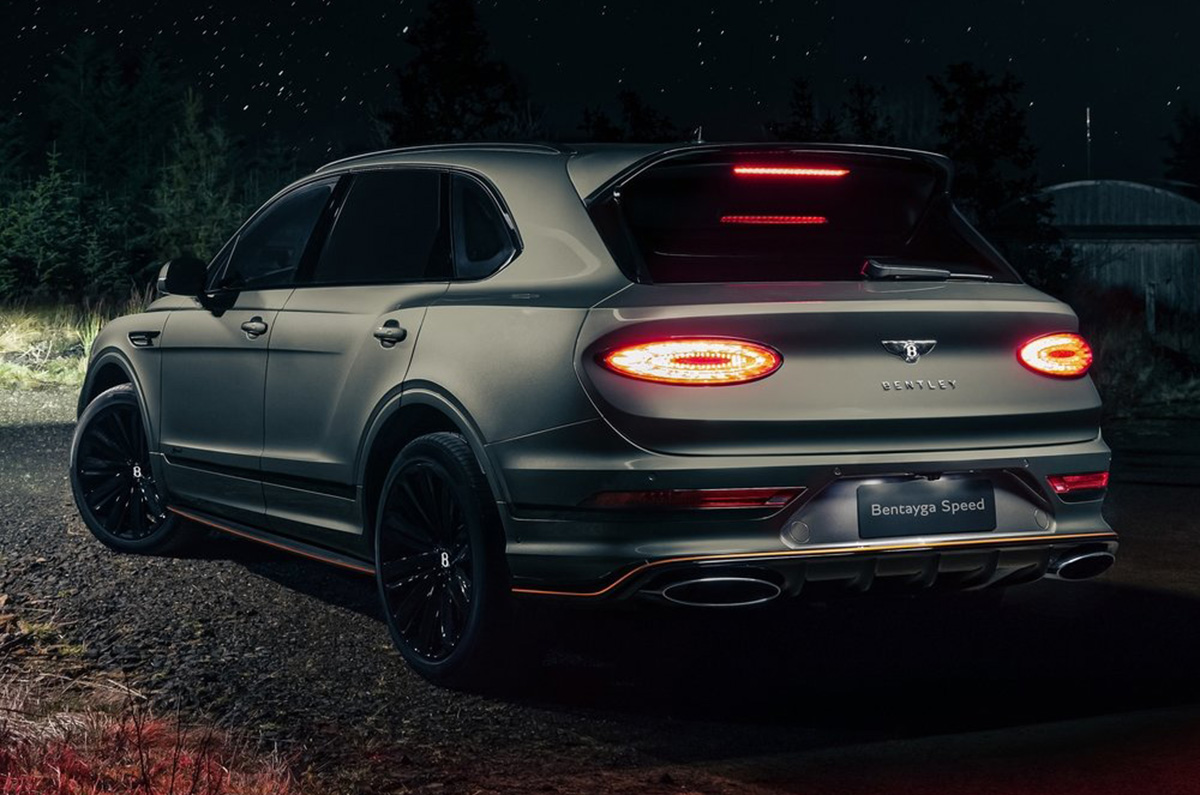 Bentley Bentayga Speed Space Edition rear