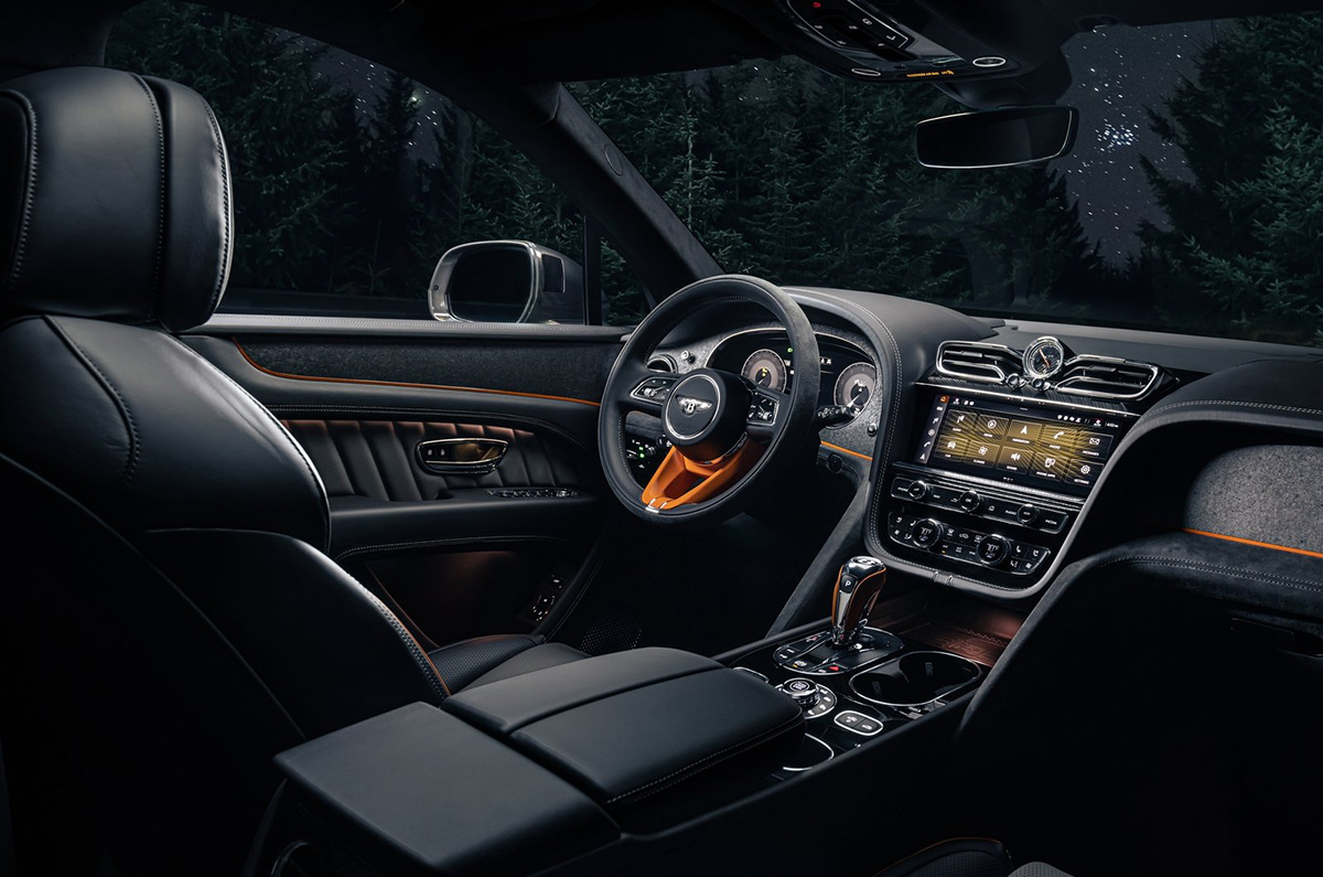 Bentley Bentayga Speed Space Edition dashboard