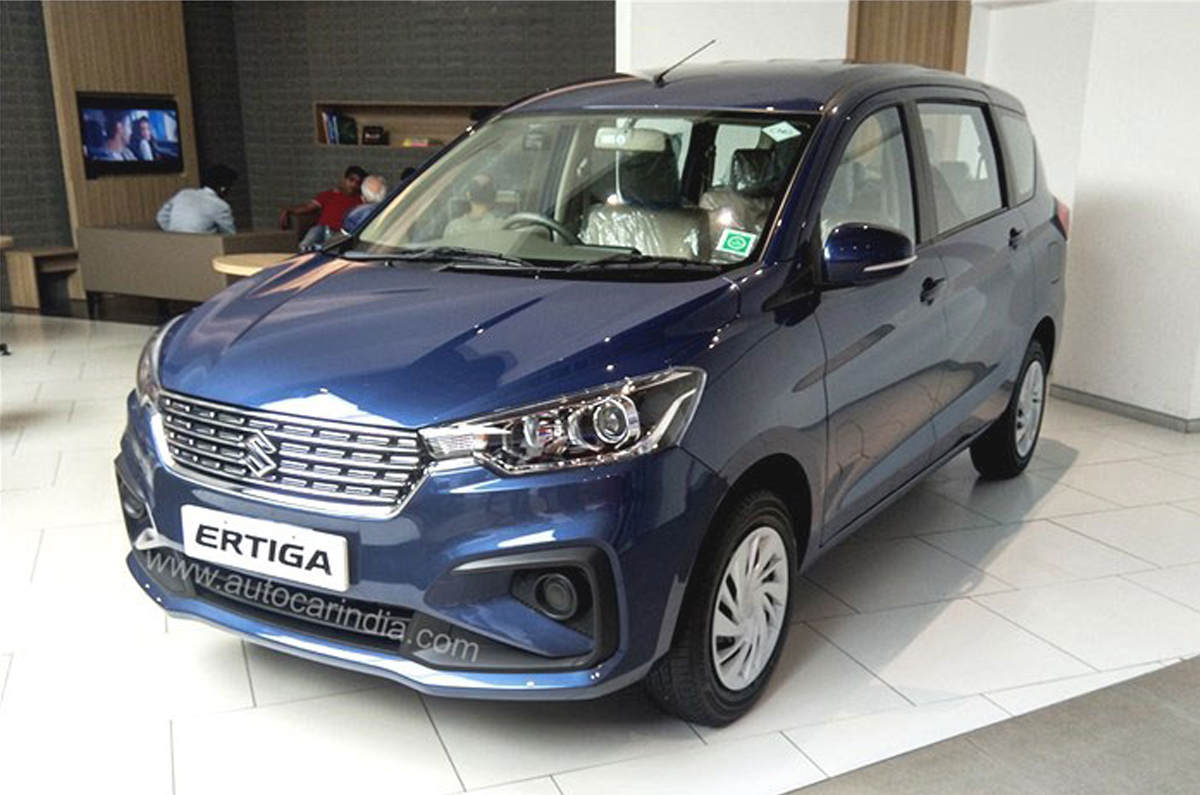 Maruti Suzuki Ertiga front quarter 