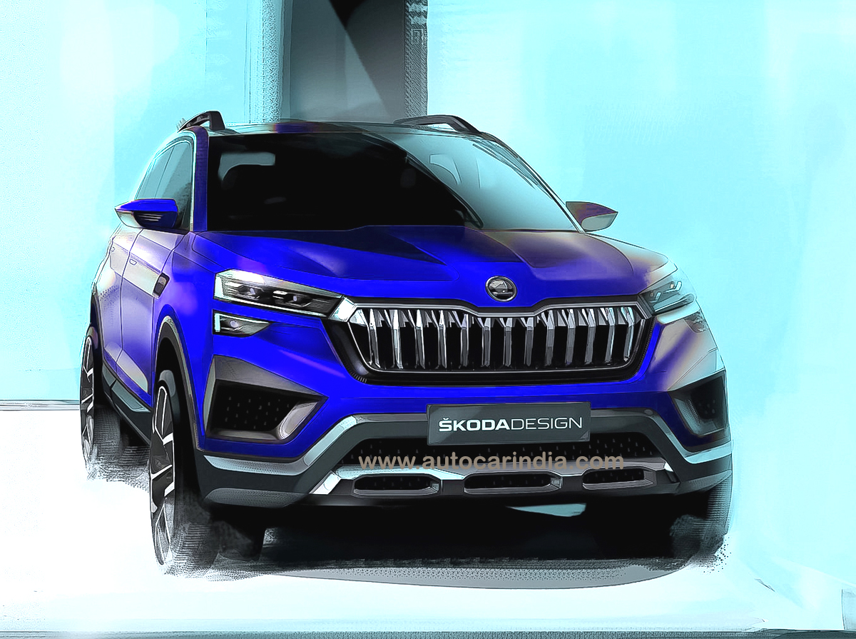 Skoda compact SUV image. 
