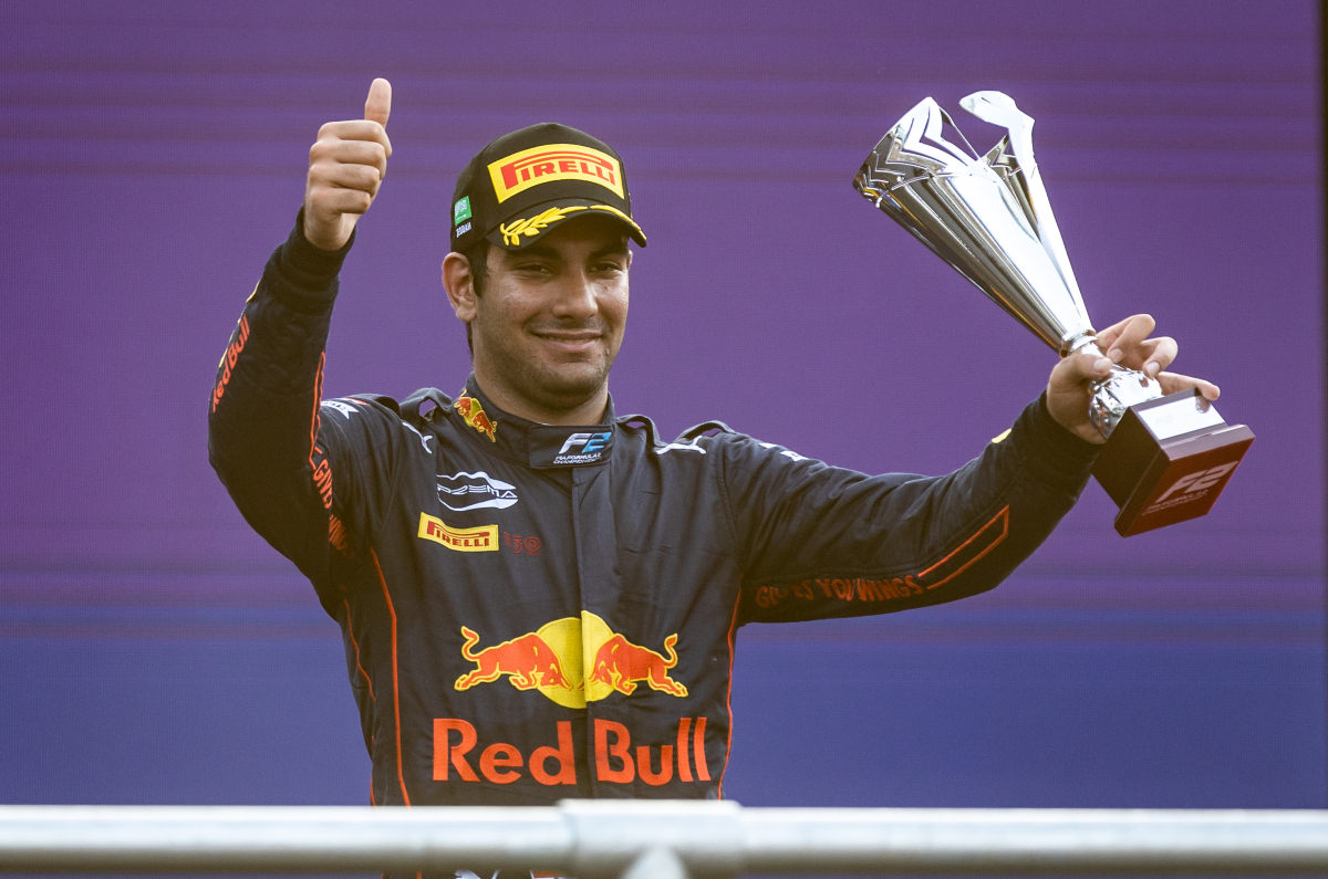 Jehan Daruvala podium 2022 F2 Saudi Arabia
