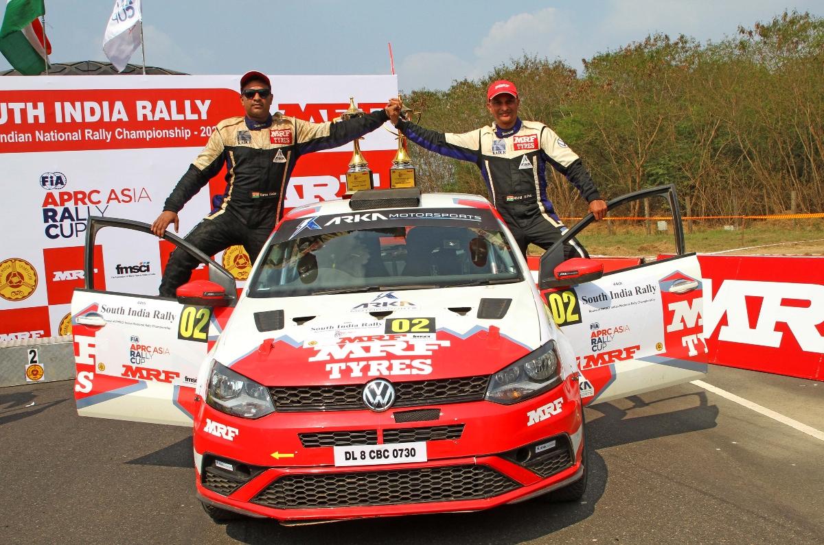 2021 INRC: Karna Kadur wins South India Rally, APRC Round 1