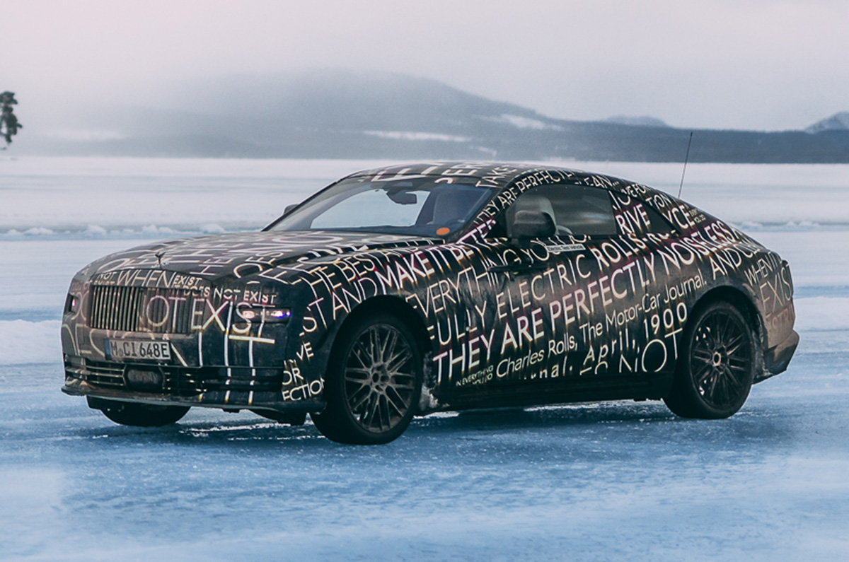 Rolls-Royce Spectre EV concludes winter testing