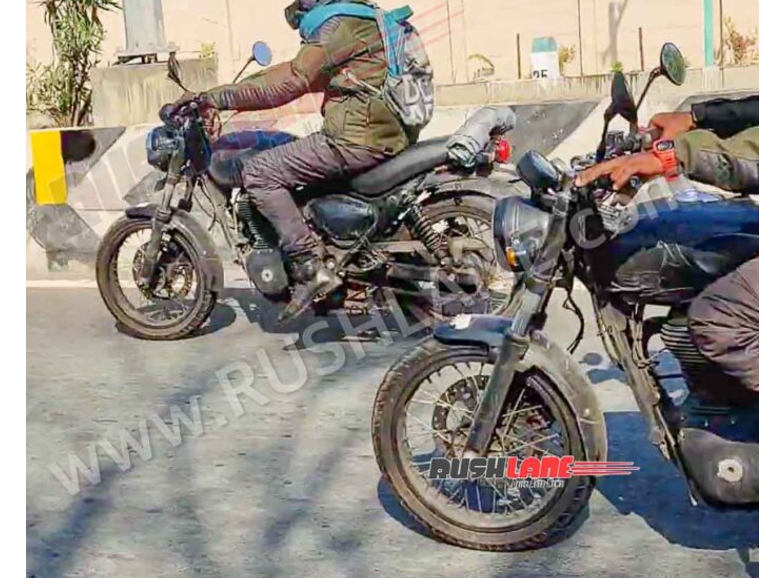 Upcoming Re Hunter 350 Spied With Wire Spoke Wheels Autocar India