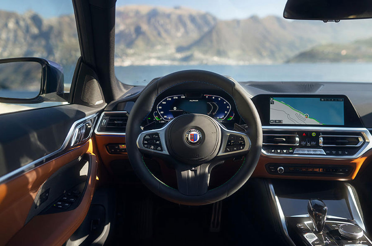 BMW Alpina B4 interior