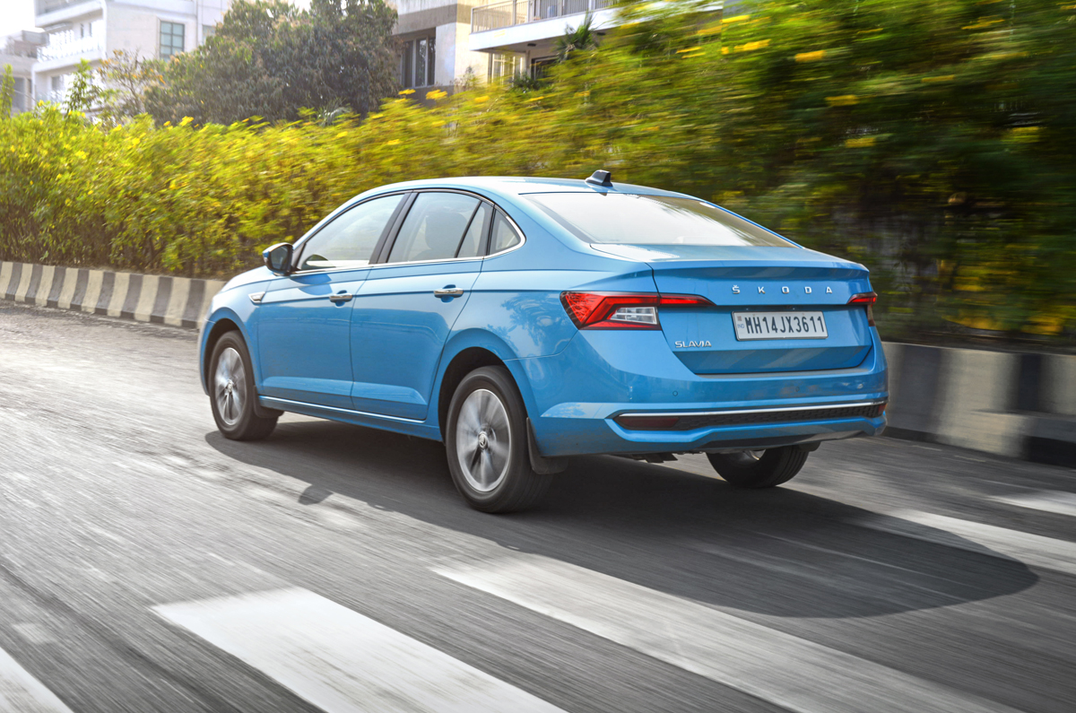 Skoda Slavia rear quarter 