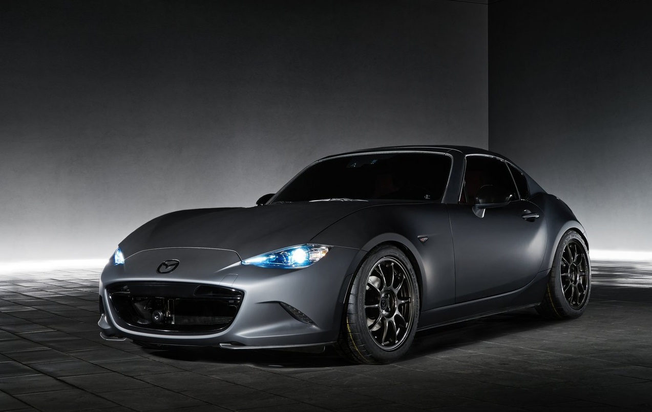 Mazda MX-5 front left quarter panel.