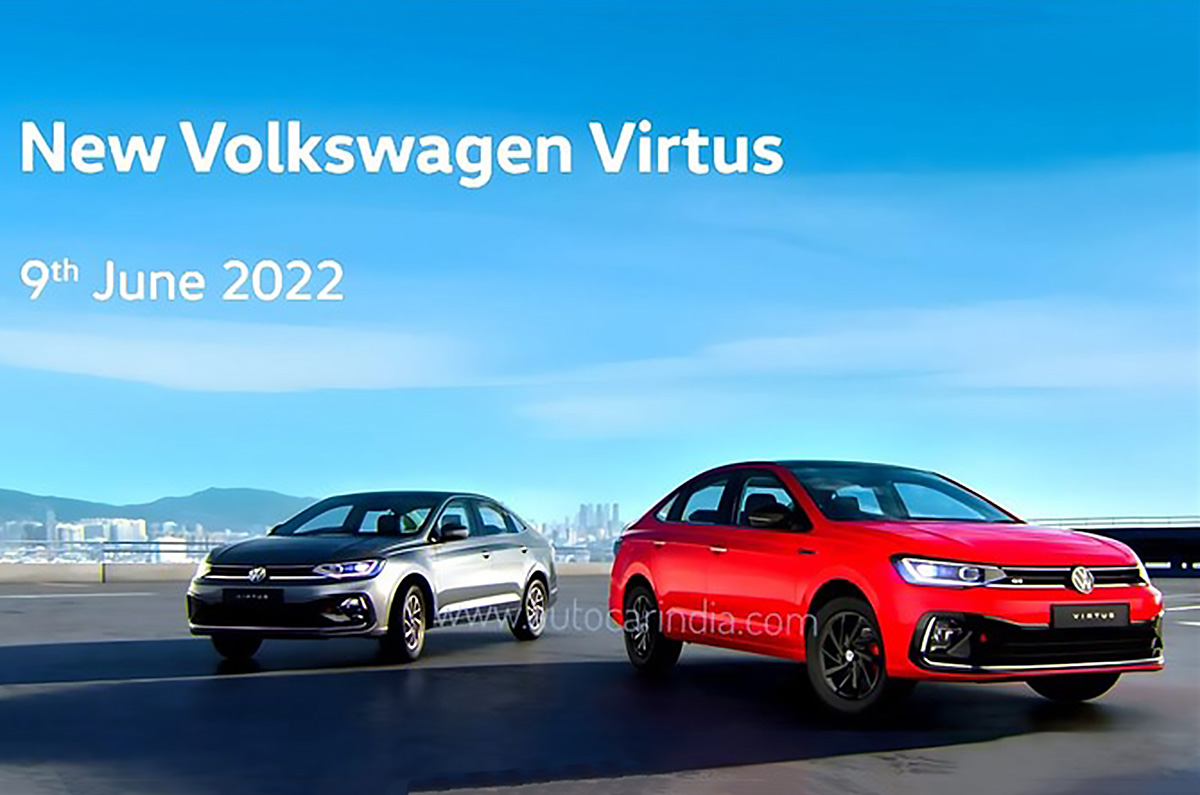 Volkswagen Virtus India launch, price announcement on June 9