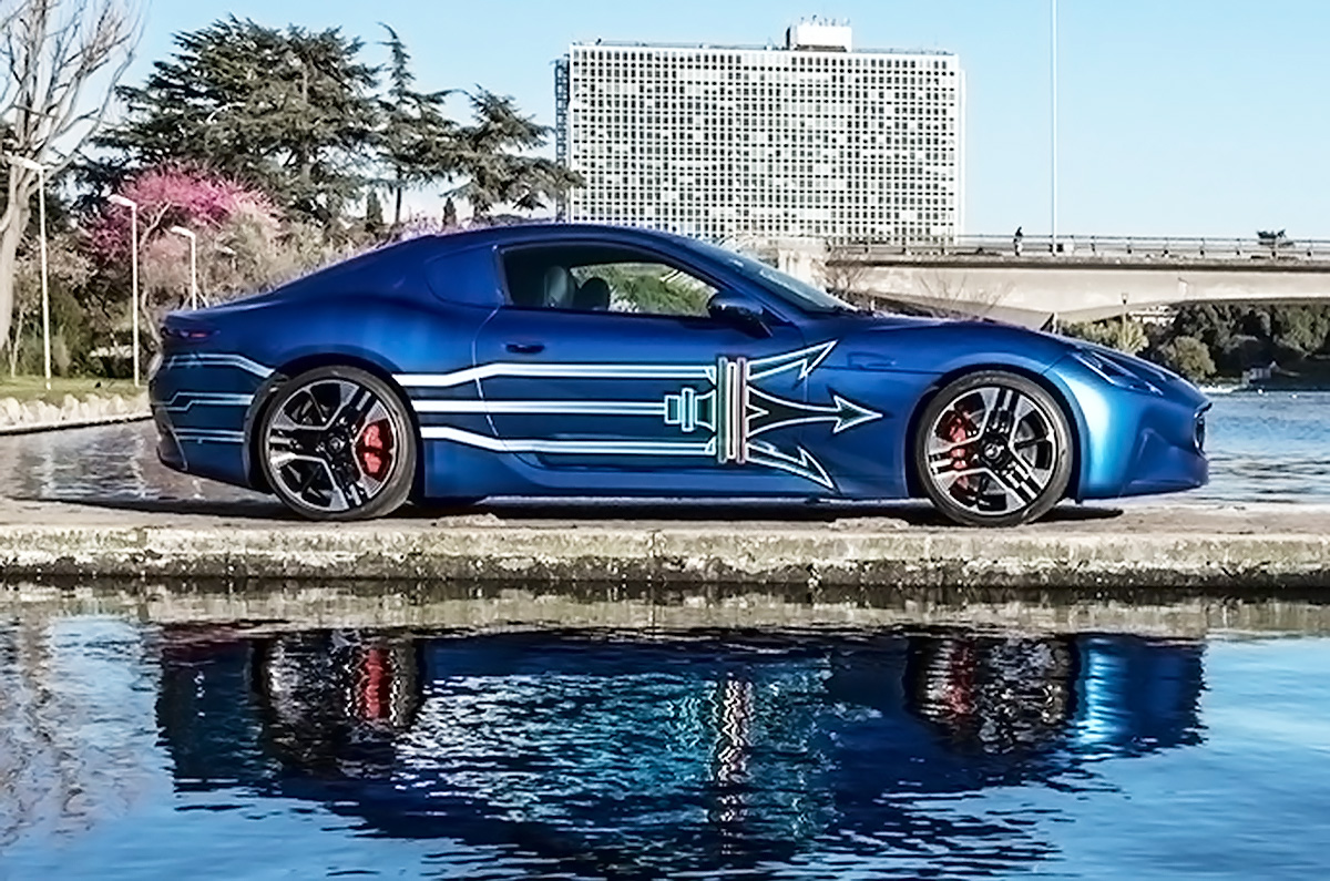 Maserati Granturismo Folgore side