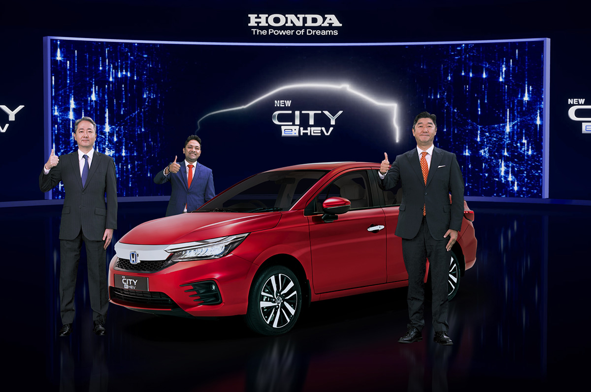 2022 India-bound Honda City hybrid e:HEV unveiled