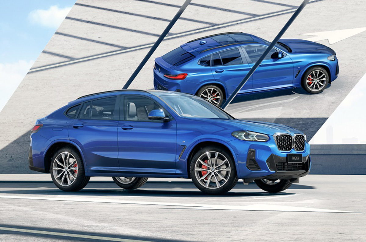 BMW X4 Silver Shadow Edition front