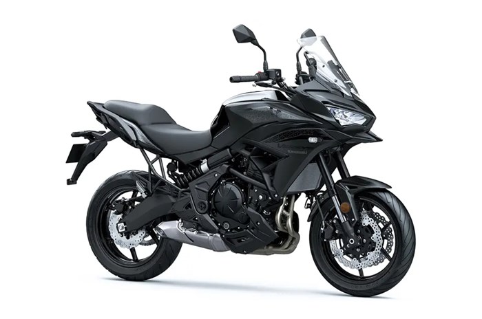 2022 Kawasaki Versys 650 front three quarter view
