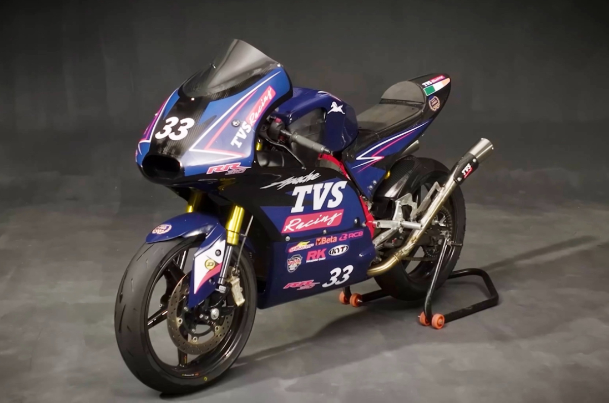 Race-spec TVS Apache RR 310