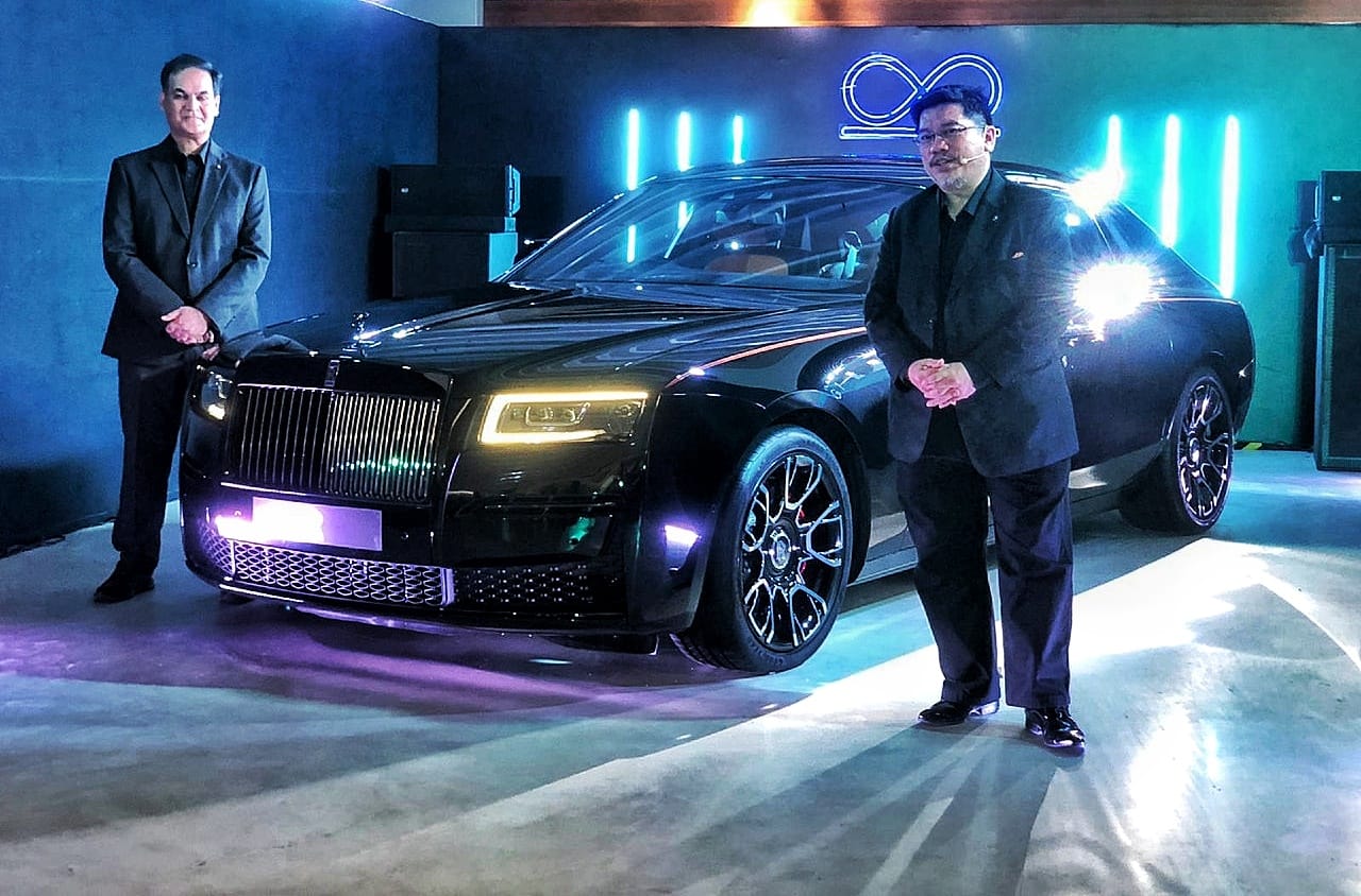 Rolls-Royce Ghost Black Badge showcased in India