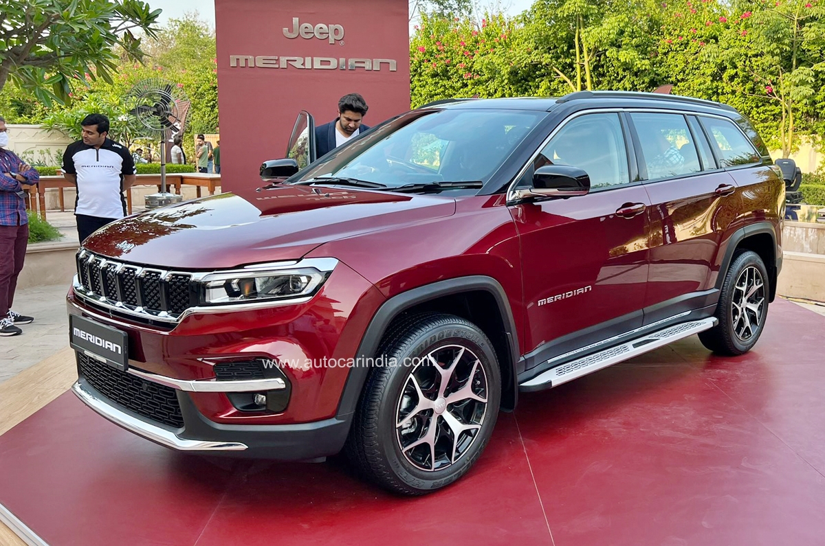Jeep Meridian official bookings to commence from May 1