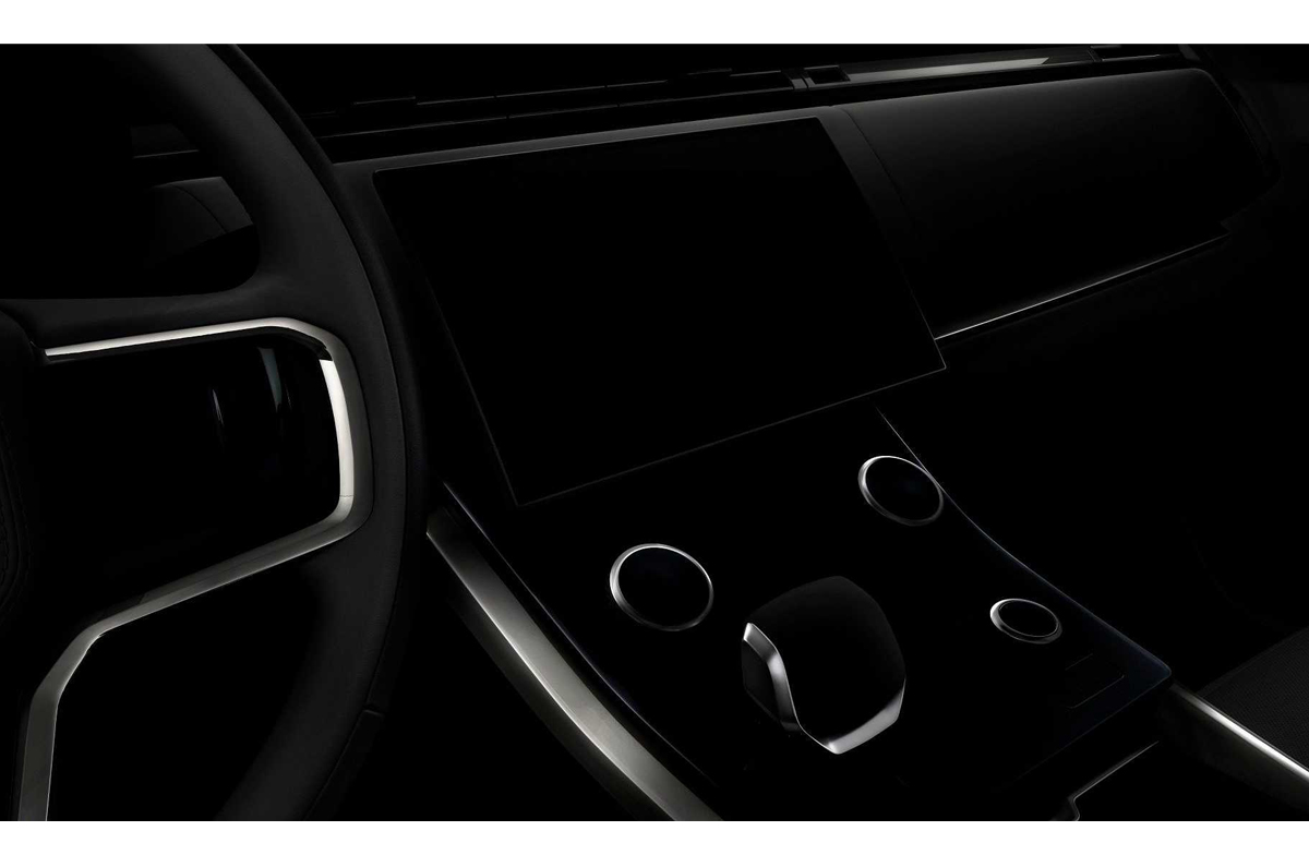2022 Range Rover Sport interior teaser 