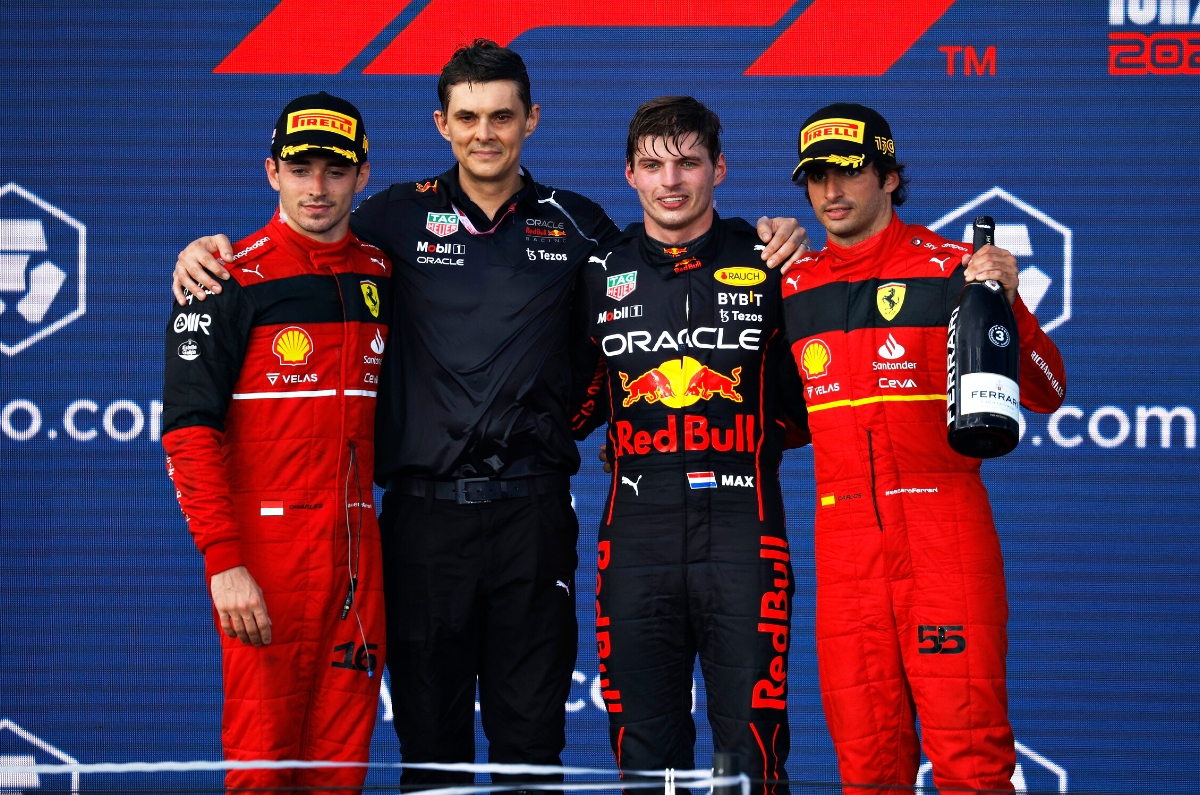 2022 Miami GP podium