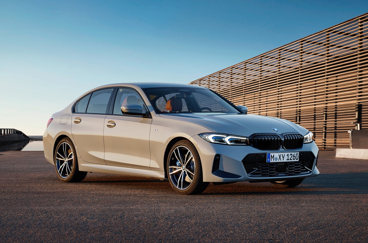 BMW 3 Series facelift front quarter