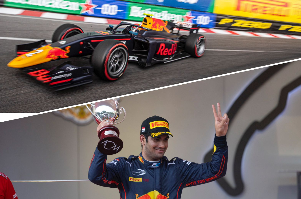Jehan Daruvala F2 Monaco GP podium