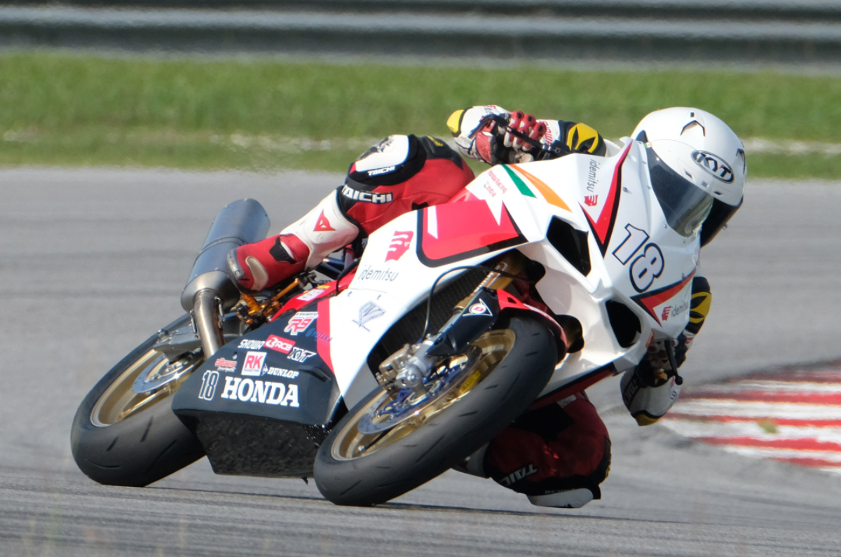 Honda Racing India's Senthil Kumar in ARRC Round 2