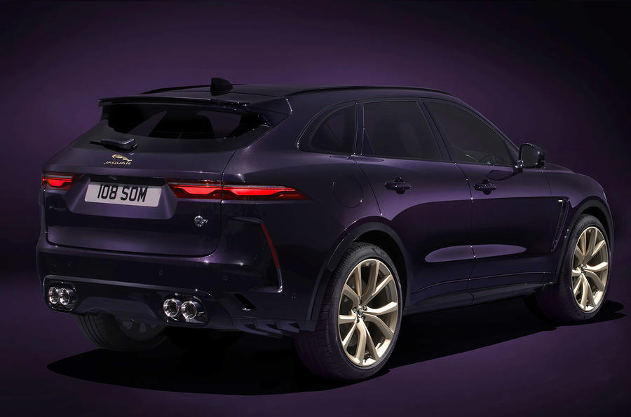 Jaguar F Pace SVR Edition 1988 rear-quarter