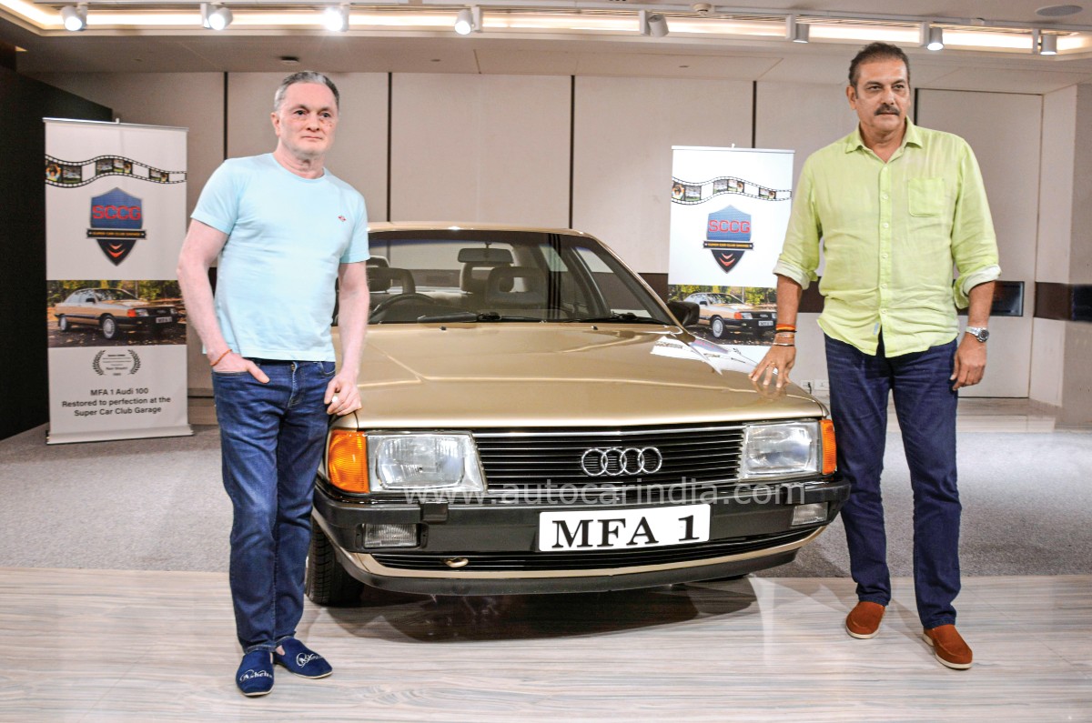 Ravi Shastri’s iconic Audi 100 fully restored