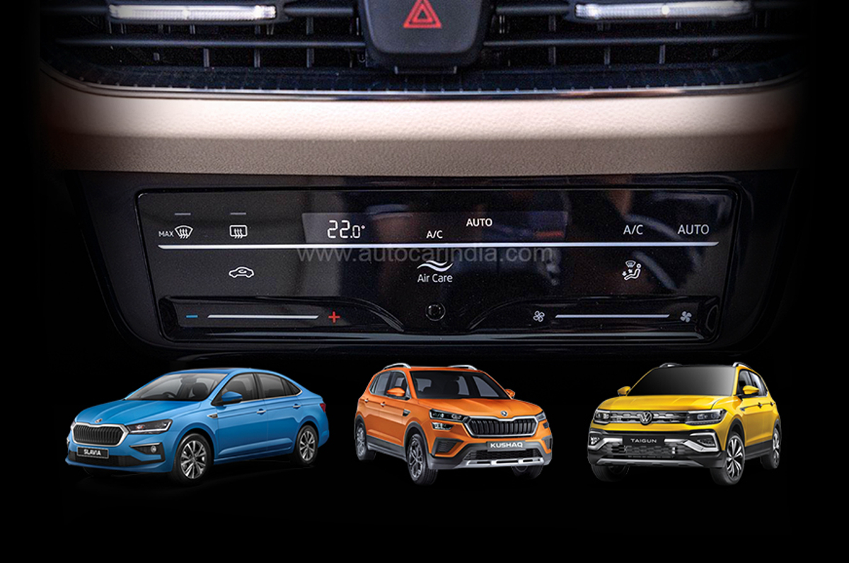 Skoda centre console