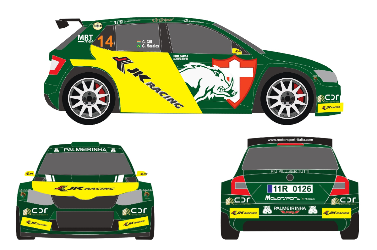 Gaurav Gill Skoda Fabia R5