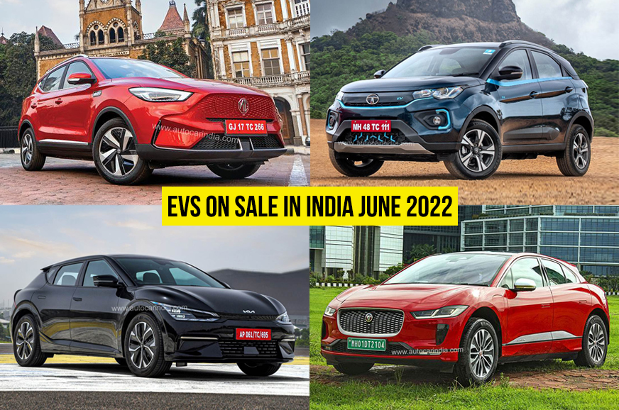 MG ZS EV, Tata Nexon EV, Kia EV6, Jaguar I-Pace 