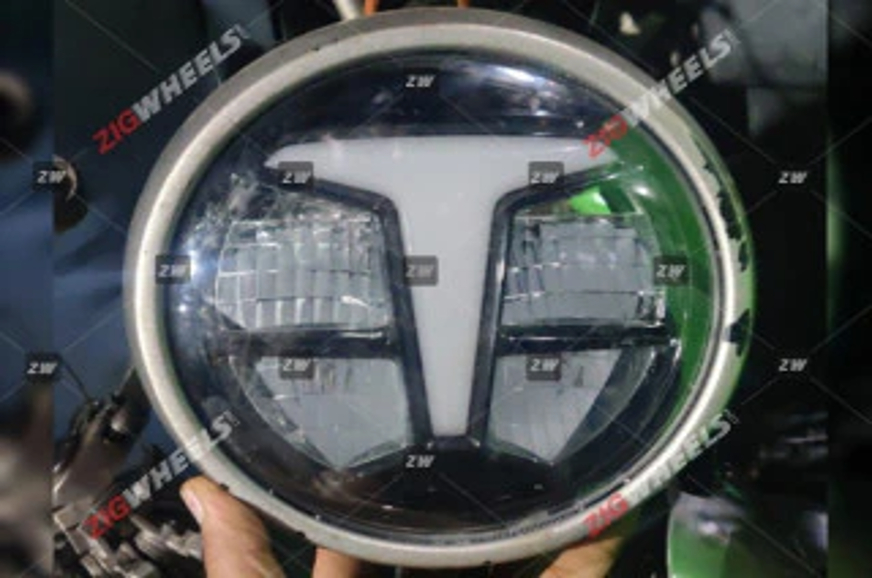 Headlight design leaked of upcoming TVS motorcycle
