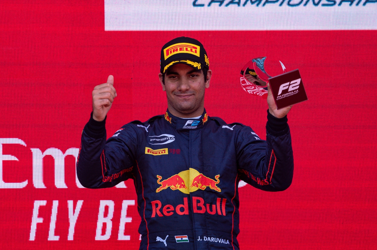 Jehan Daruvala McLaren F1 test