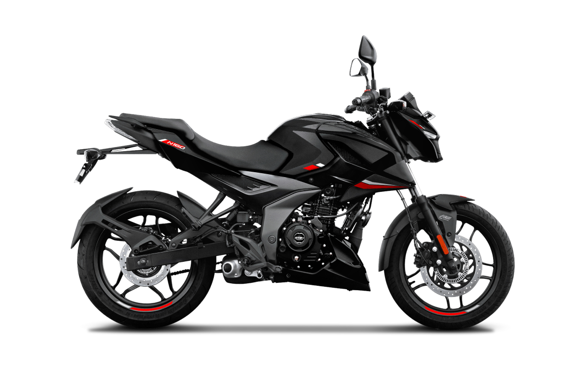 Bajaj Pulsar N160 side static image