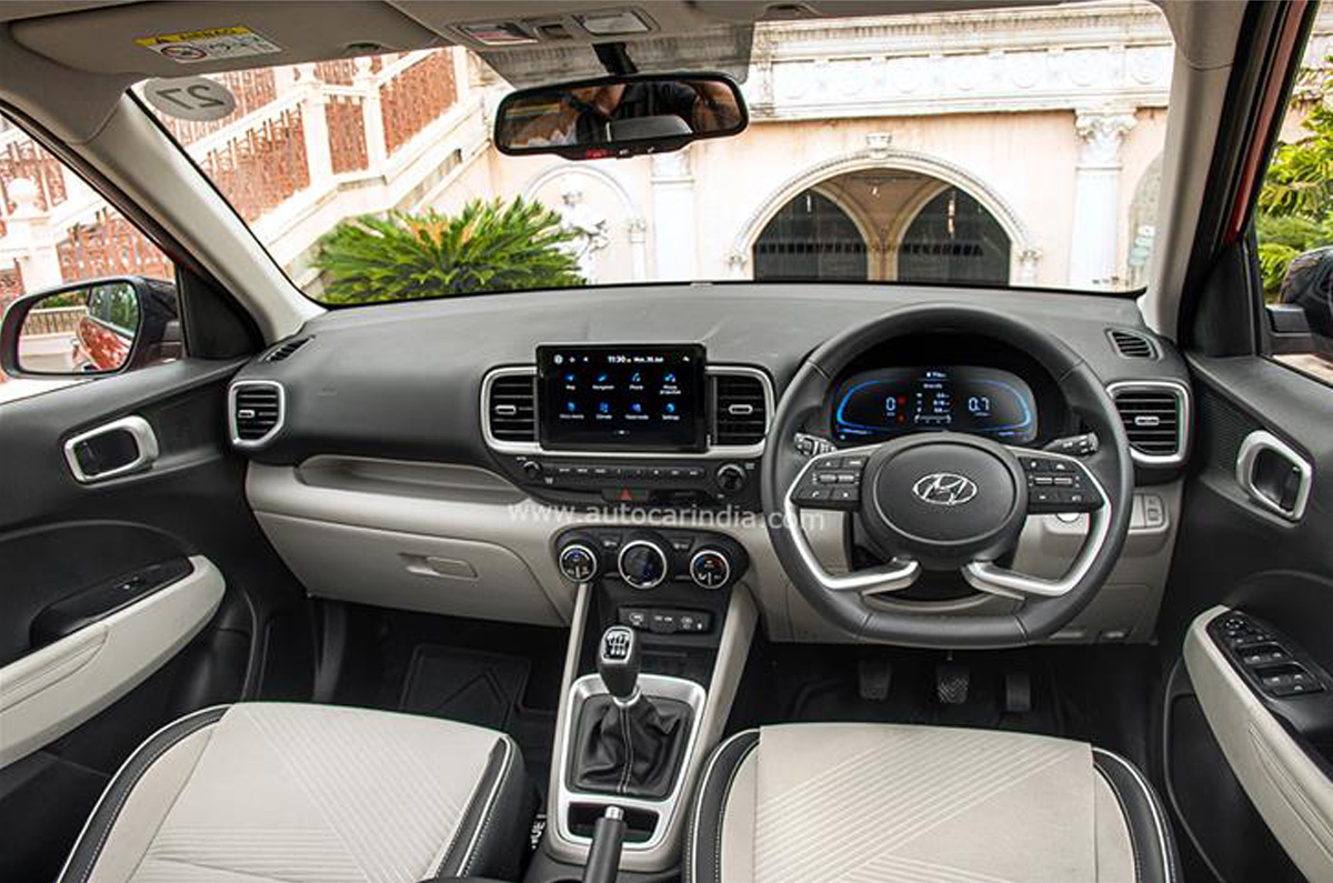 Hyundai Venue facelift interior