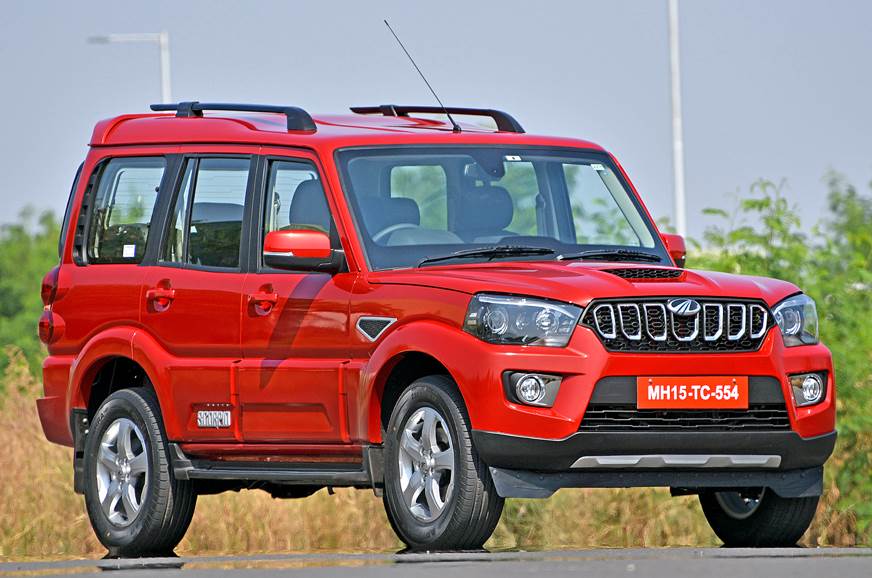 Outgoing Mahindra Scorpio used for representation purposes only