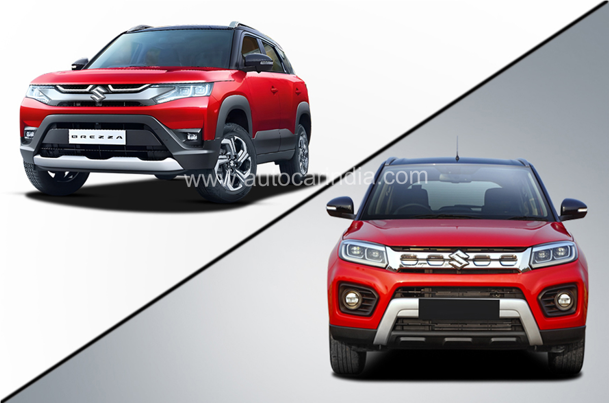 Maruti Suzuki Brezza new vs old 