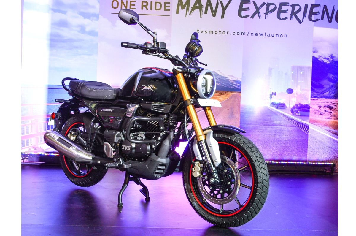 TVS Ronin front static image