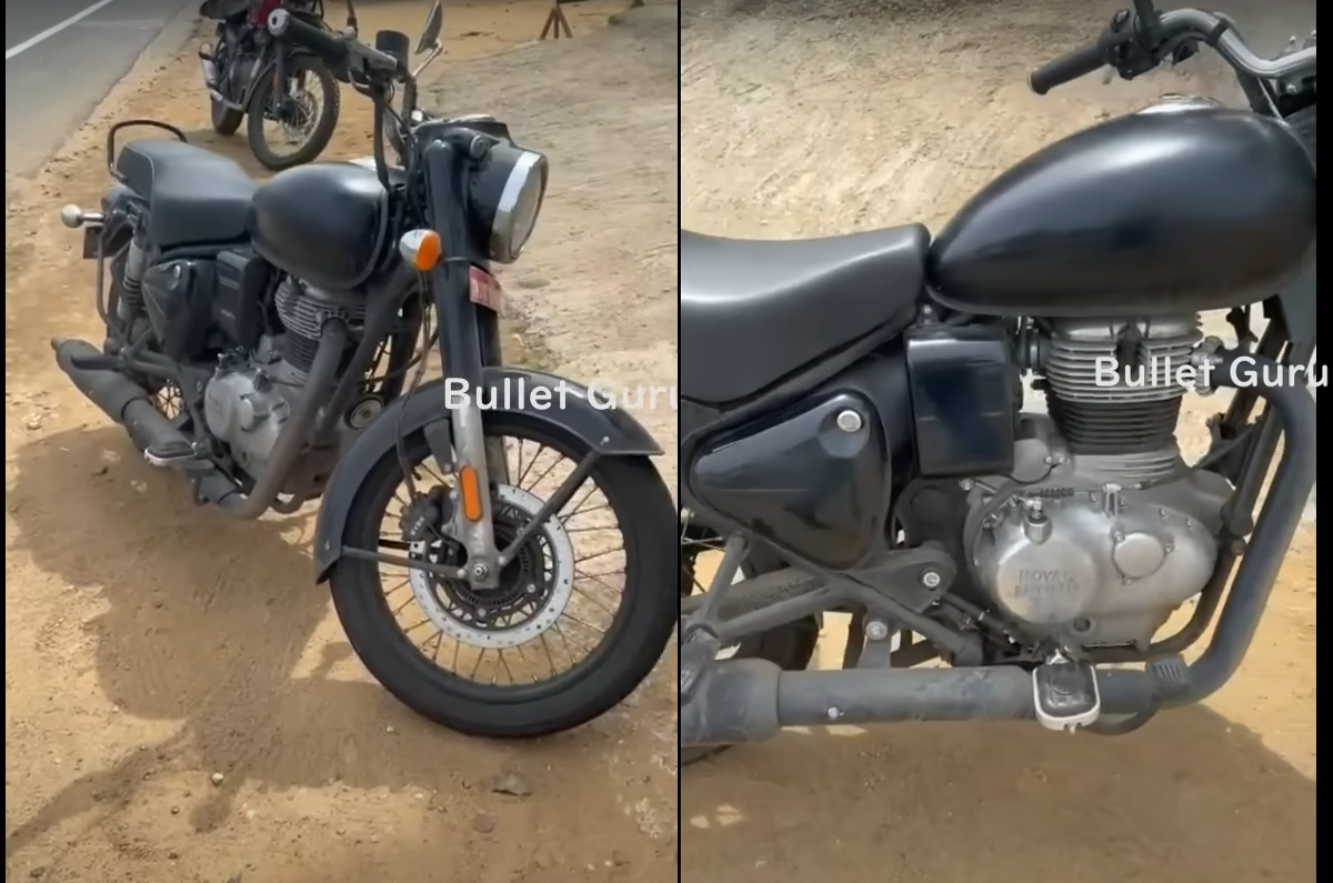 New Royal Enfield Bullet 350 spy image